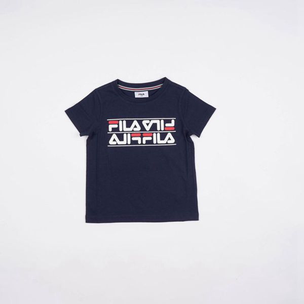 Fila Conner Boy's T-Shirts - Navy,NZ 968-23785